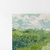 Green Wheat Fields Auvers, 1890, Kanvas Tablo